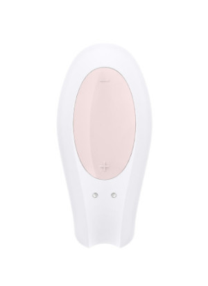 Vibromasseur pour couple connecté blanc Double JOY Satisfyer - CC5972420020